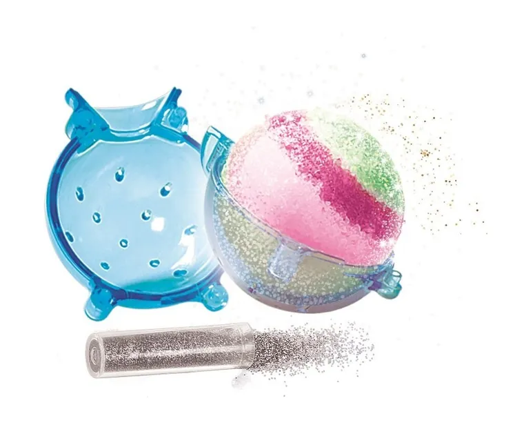 Clementoni, brokatowe piłeczki, zestaw kreatywny