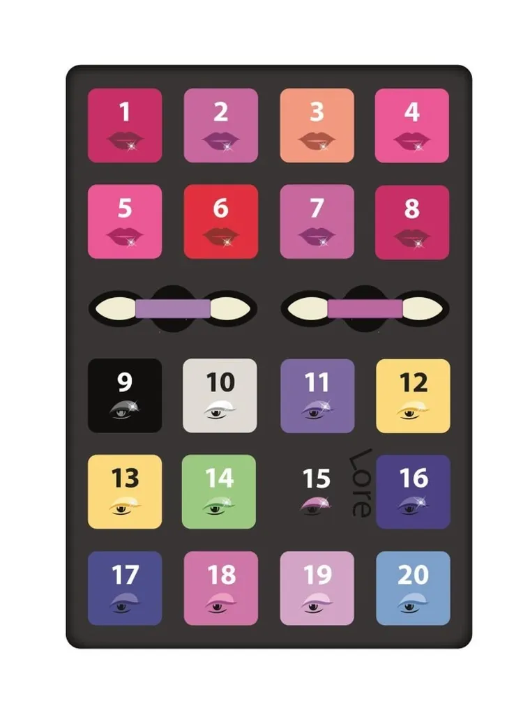 Clementoni, Crazy Chic, Beauty, paletka cieni i błyszczyków