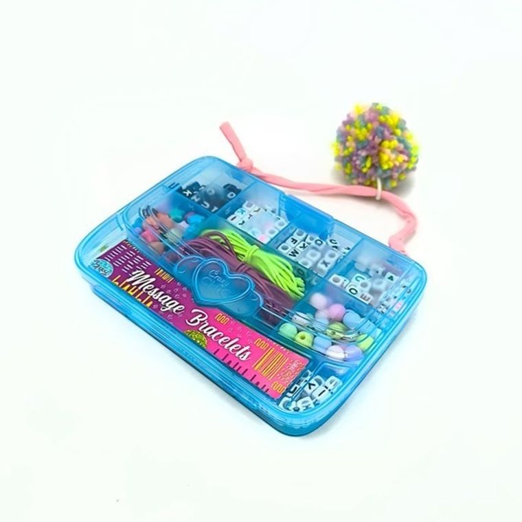 Clementoni, Crazy Chic, Fabryka wiadomości, zestaw koralików do robienia biżuterii