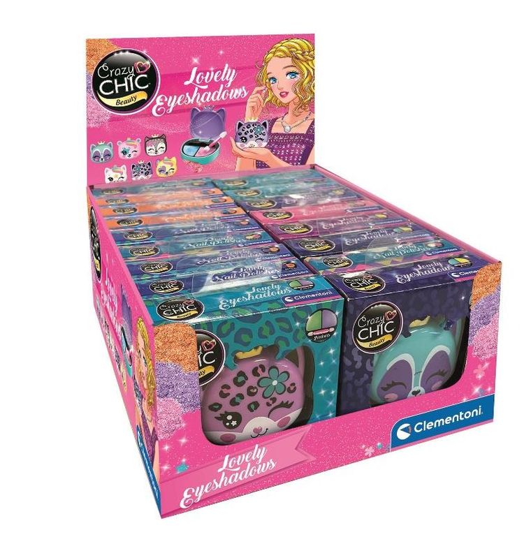 Clementoni, Crazy Chick Lovely, paletka cieni do powiek, 1 szt.