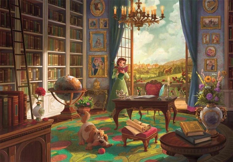 Clementoni, Disney Princess, Ever After, Belle, puzzle, 500 elementów