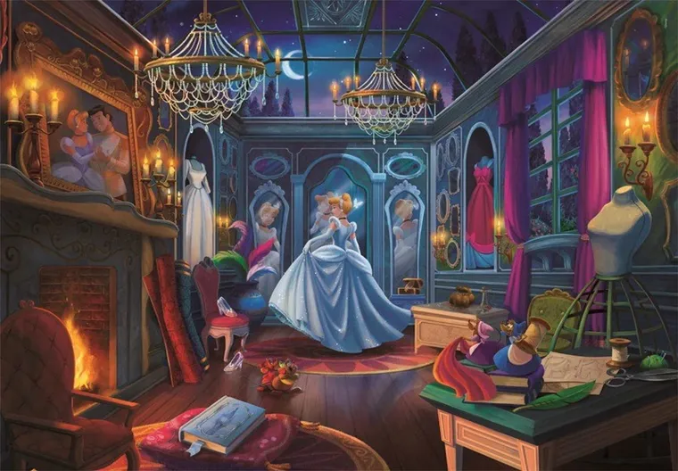 Clementoni, Disney Princess, Ever After, Cinderella, puzzle, 500 elementów