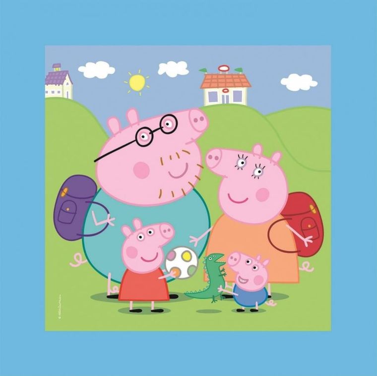 Clementoni, Frame Me Up Świnka Peppa, puzzle, 60 elementów