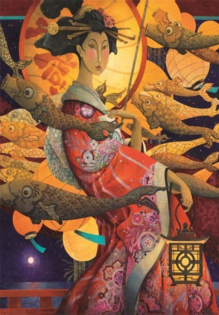 Clementoni, High Quality, Koinobori Dance, puzzle, 1500 elementów