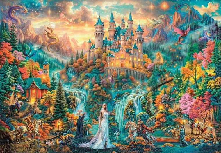 Clementoni, High Quality, Legends of the Hidden Realm, puzzle, 2000 elementów