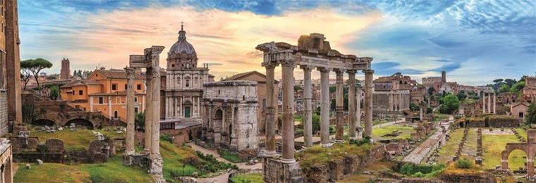 Clementoni, High Quality, Panorama, Twilight Over The Eternal Empire, puzzle, 1000 elementów