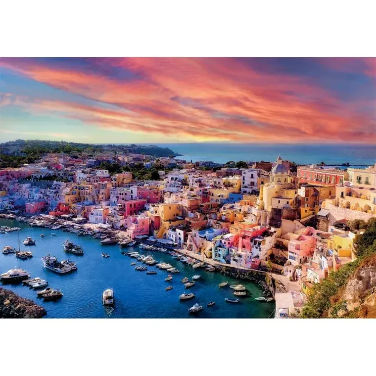 Clementoni, High Quality, Picturesque Procida Island, puzzle, 1500 elementów
