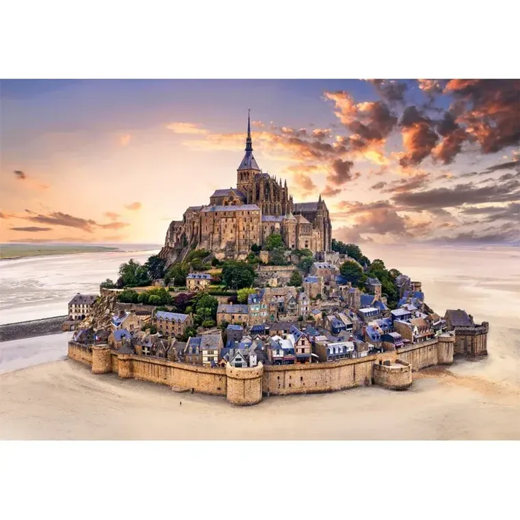 Clementoni, High Quality, The Mount Saint, Michel Rising, puzzle, 1500 elementów