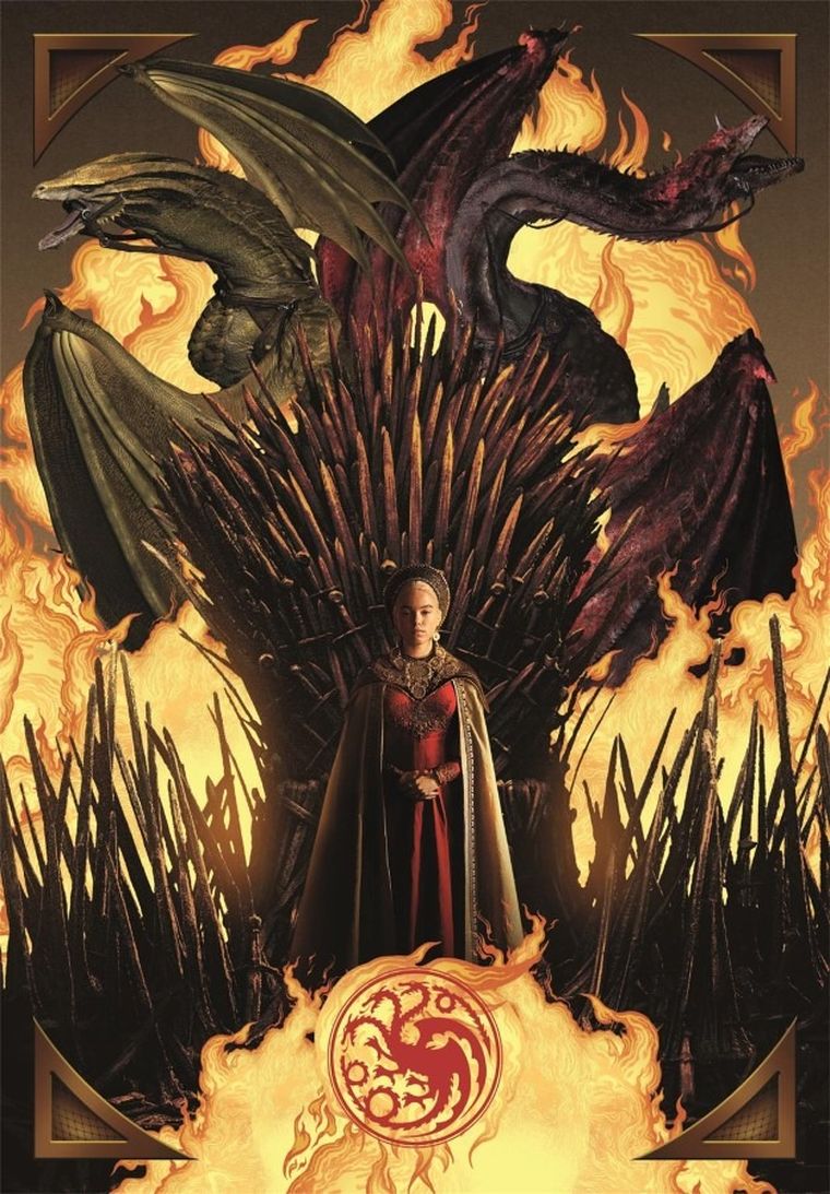 Clementoni, House of The Dragon, puzzle, 1000 elementów