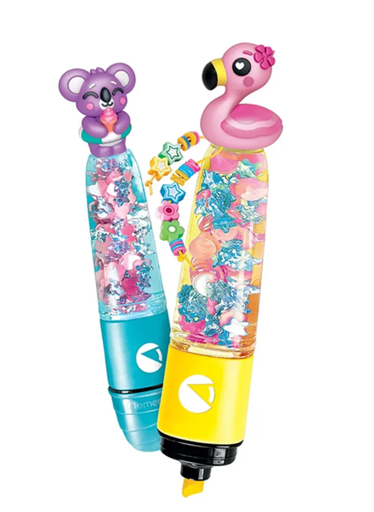 Clementoni, Idea, fabryka markerów, plażowi przyjaciele, zestaw kreatywny