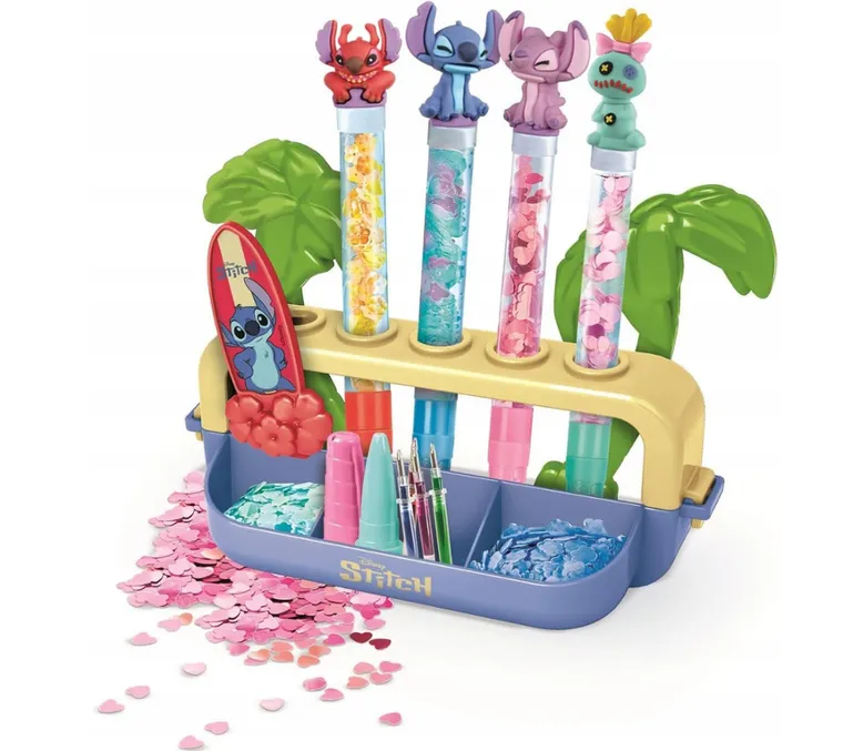 Clementoni, Idea, Lilo i Stitch, Fabryka długopisów, zestaw kreatywny