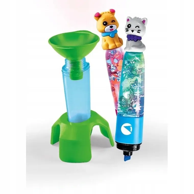 Clementoni, Idea, mini fabryka zakreślaczy, sweet pets, zestaw kreatywny