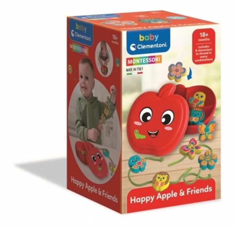 Clementoni, Jabłko I Przyjaciele, przeplatanka, zestaw kreatywny