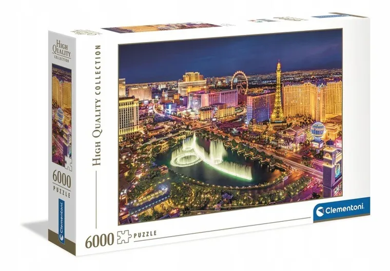 Clementoni, Las Vegas, puzzle, 6000 elementów