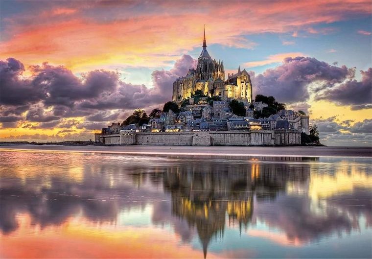 Clementoni, Le Magnifique Mont Saint-Michel, puzzle, 1000 elementów