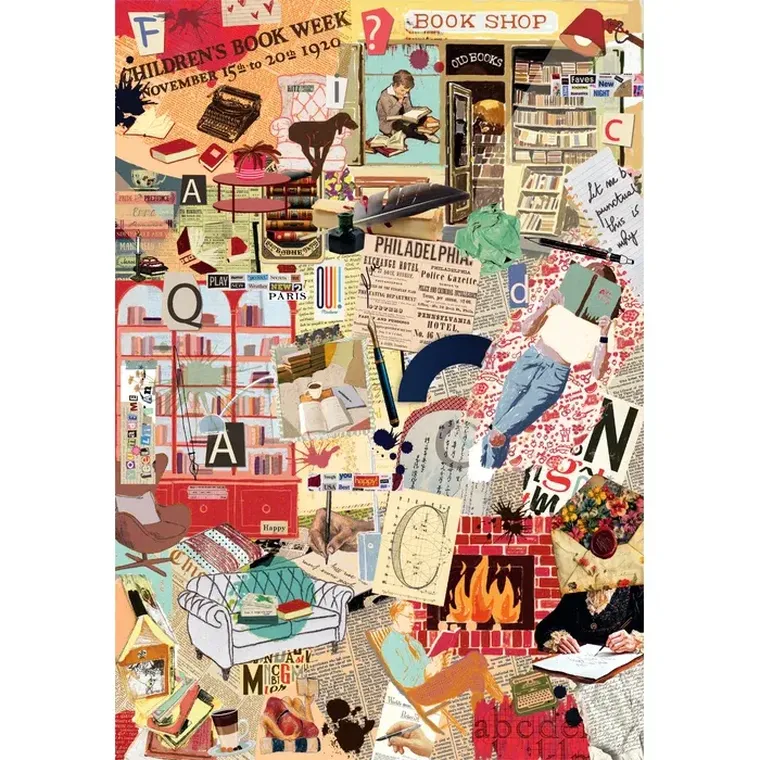 Clementoni, More is More, Books Writing, puzzle, 1000 elementów