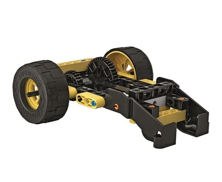 Clementoni, Naukowa Zabawa, Laboratorium mechaniki, Buldożer, 10 modeli, zestaw konstrukcyjny, 200 elementów