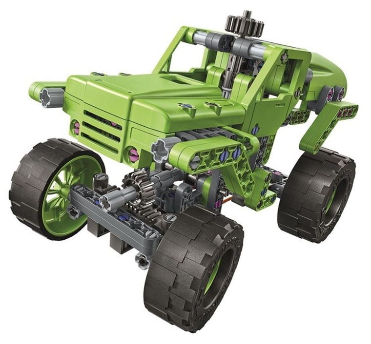 Clementoni, Naukowa Zabawa, Laboratorium Mechaniki, Monster Truck, konstrukcyjny zestaw edukacyjny