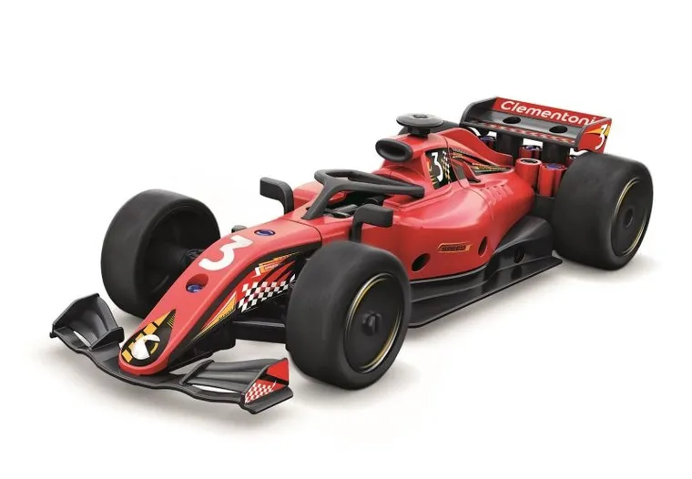 Clementoni, Naukowa Zabawa, laboratorium mechaniki, samochód wyścigowy, model do złożenia