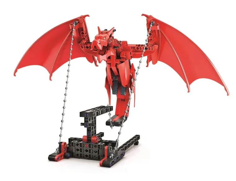 Clementoni, Naukowa Zabawa, Laboratorium Mechaniki, smok, zestaw konstrukcyjny