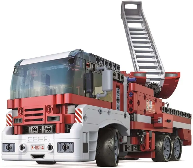 Clementoni, Naukowa Zabawa, Mechanics, Samochód strażacki, zestaw konstrukcyjny