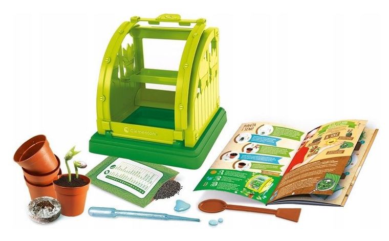 Clementoni, Naukowa Zabawa, Mini Szklarnia, zestaw edukacyjny