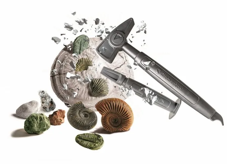 Clementoni, Naukowa Zabawa, Skamieliny i minerały, zestaw edukacyjny