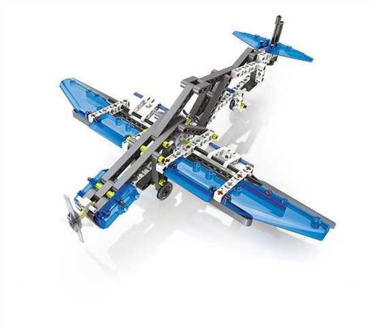 Clementoni, Naukowa Zabawa, Technologic, Laboratorium Mechaniki, Samoloty i helikoptery, zestaw edukacyjny, 200 elementów