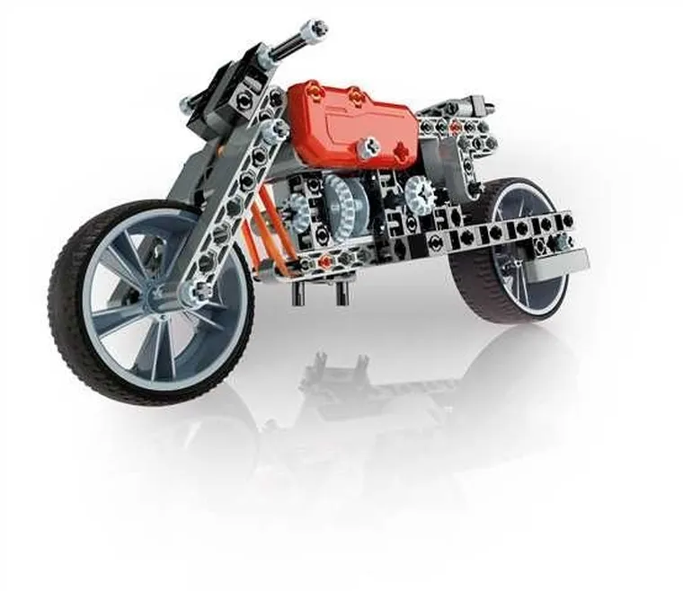 Clementoni, Naukowa Zabawa, Technologic, Laboratorium Mechaniki, Ścigacze, zestaw edukacyjny, 130 elementów