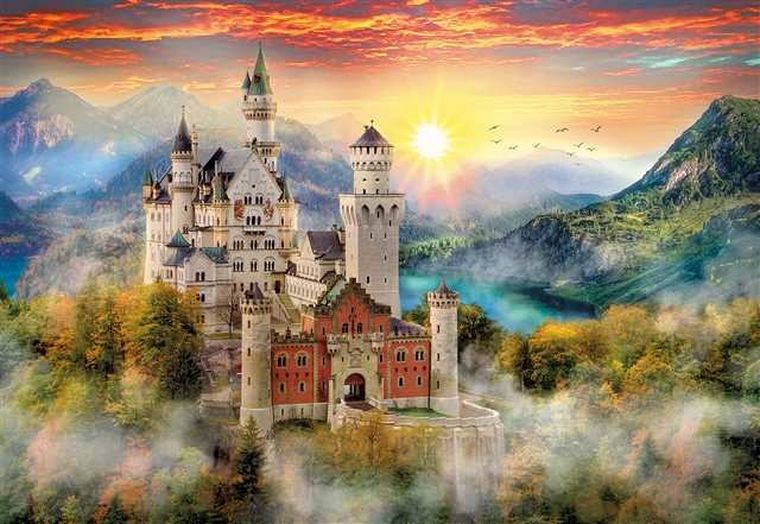Clementoni, Neuschwanstein, puzzle, 2000 elementów
