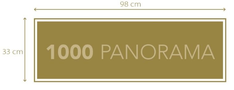 Clementoni, Panorama, Harry Potter, puzzle, 1000 elementów