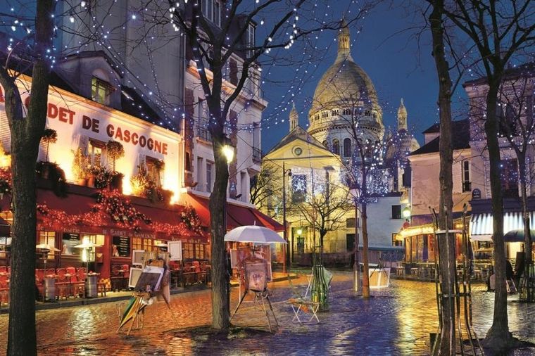 Clementoni, Paris, Montmartre, puzzle, 1500 elementów