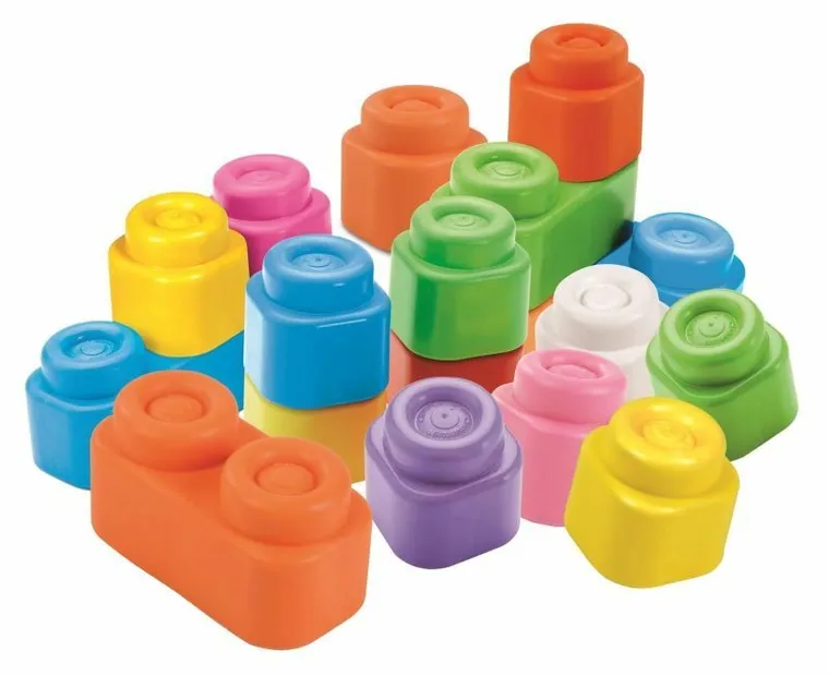 Clementoni, Soft Clemmy, woreczek, 20 klocków