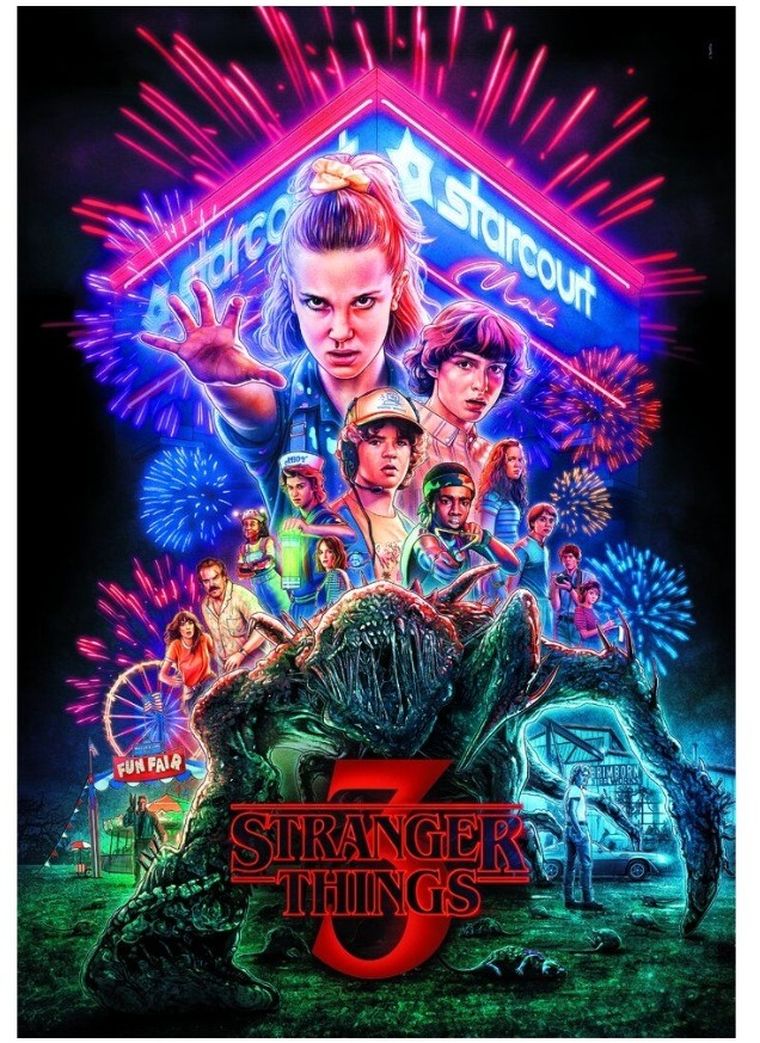 Clementoni, Stranger Things, puzzle, 1000 elementów