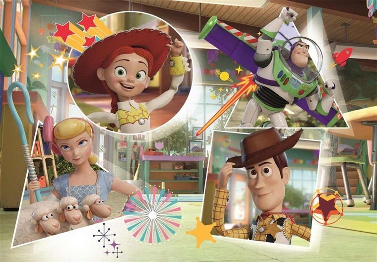 Clementoni, Super Color, Toy Story, puzzle, 104 elementy