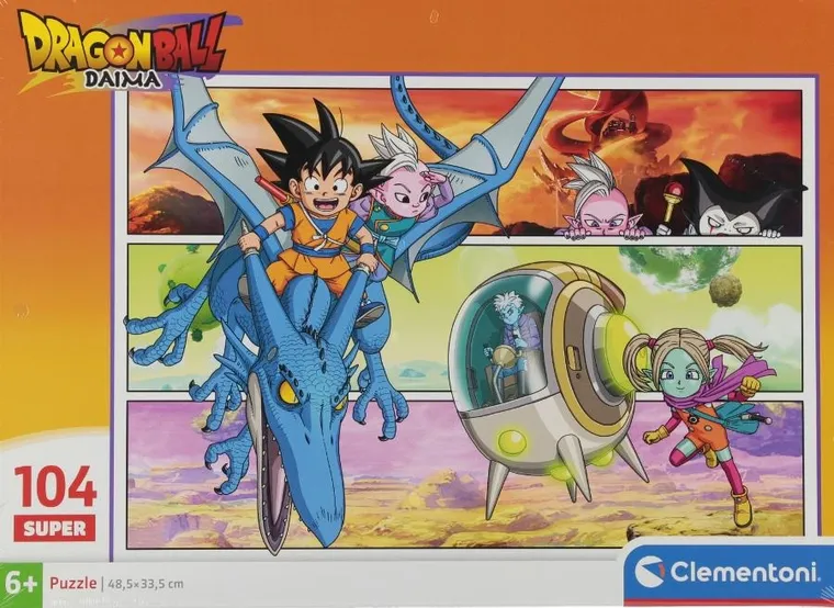 Clementoni, Super, Dragon Ball Daima, puzzle, 104 elementów