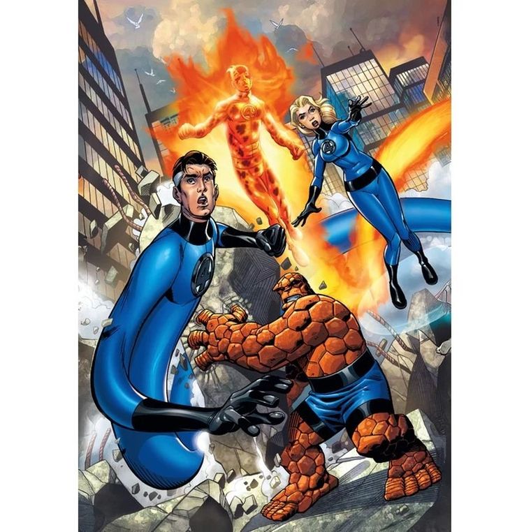 Clementoni, Super, Fantastic Four, puzzle, 180 elementów