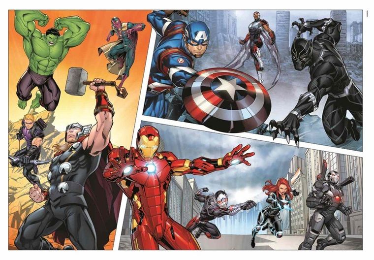 Clementoni, Super, The Avengers, puzzle, 104 elementów