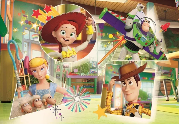 Clementoni, Super, Toy Story, puzzle, 104 elementów