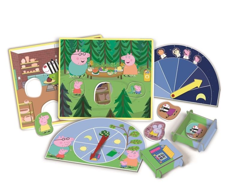 Clementoni, Świnika Peppa, Zabawy, gra edukacyjna