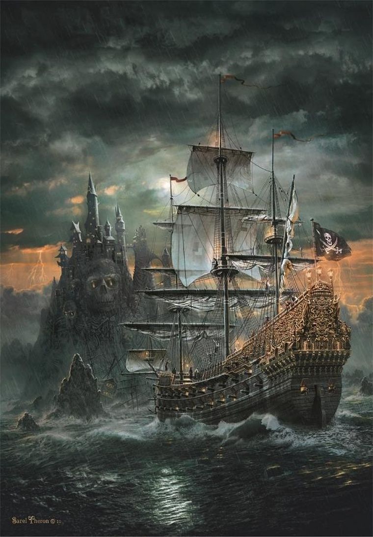 Clementoni, The Pirates Ship, puzzle, 1500 elementów