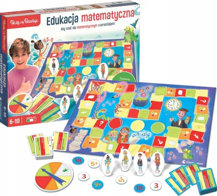 Clementoni, Uczę się bawiąc, Edukacja matematyczna, gra edukacyjna