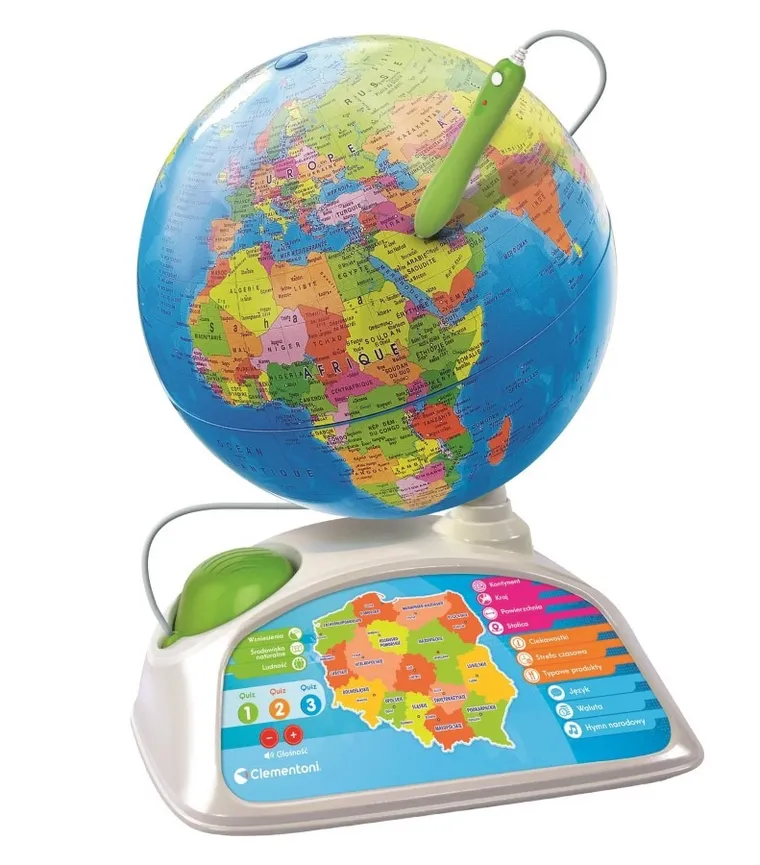 Clementoni, Uczę się bawiąc, interaktywny globus