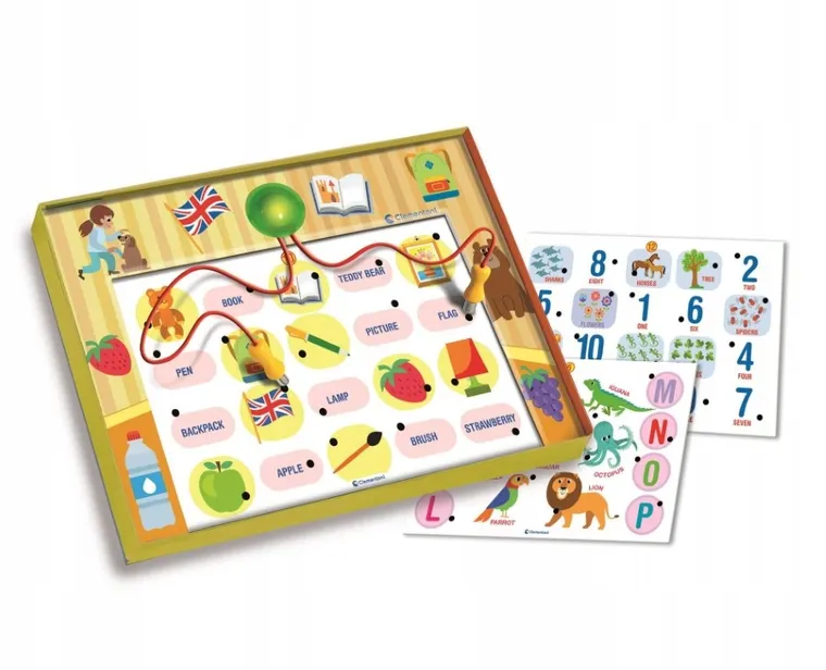 Clementoni, Uczę się bawiąc, Interaktywny Quiz, Angielski