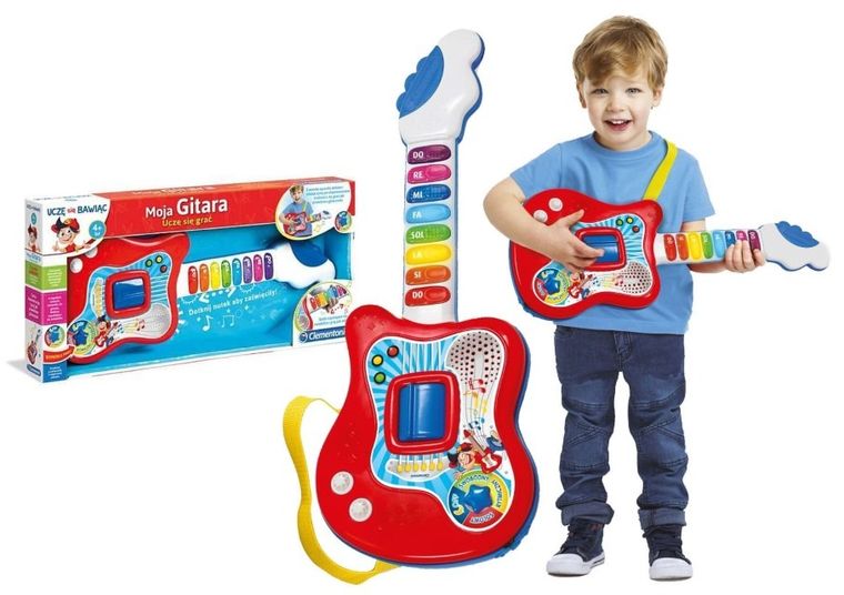 Clementoni, Uczę się bawiąc, moja gitara, zabawka muzyczna