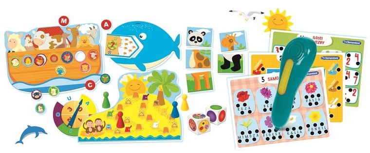 Clementoni, Uczę się bawiąc, Mówiące pióro, 50 gier edukacyjnych