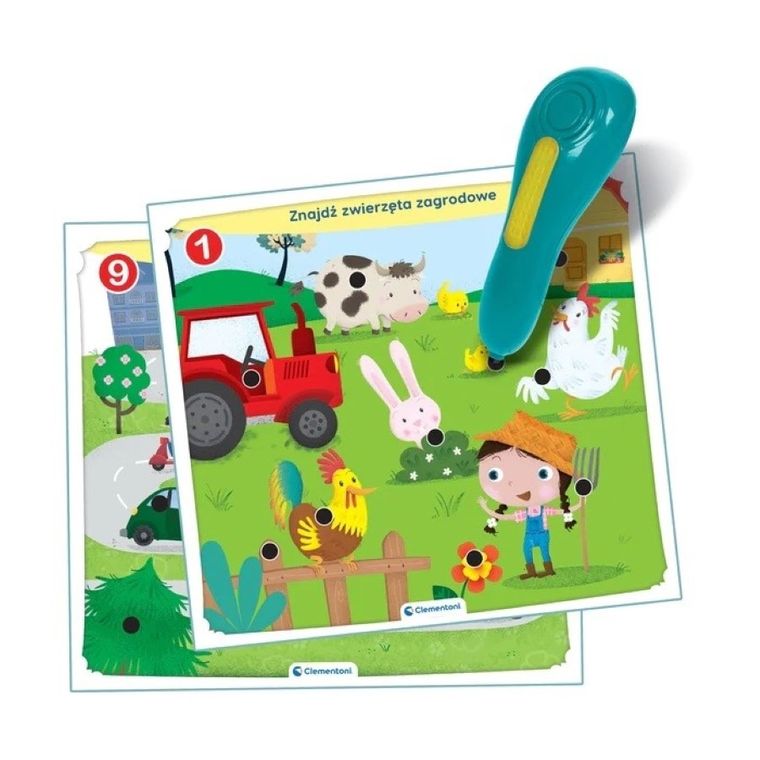 Clementoni, Uczę się bawiąc, Mówiące pióro dla malucha, gra edukacyjna