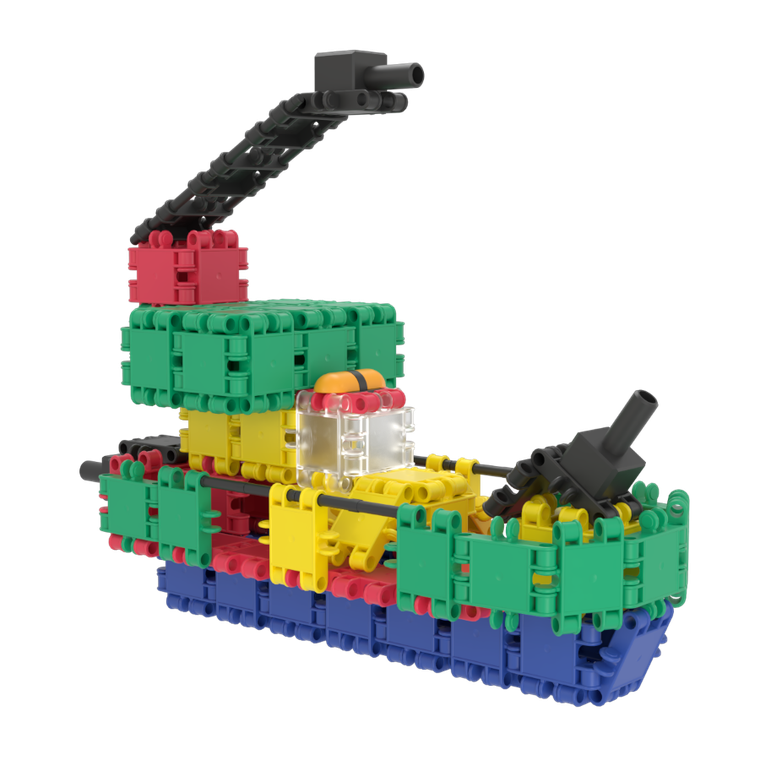 Clics, Rollerbox, klocki konstrukcyjne, 560 elementów