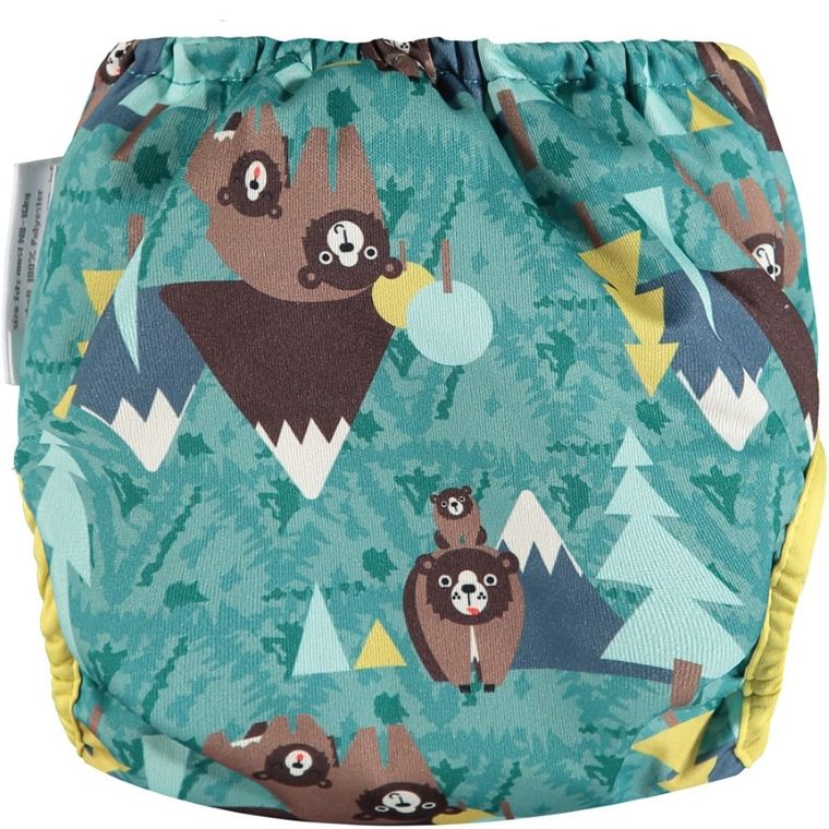 Close, Pop-in, pieluszka wielorazowa AIO z napami, Bear