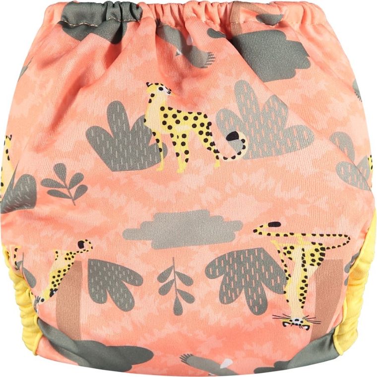 Close, Pop-in, pieluszka wielorazowa AIO z napami, Cheetah